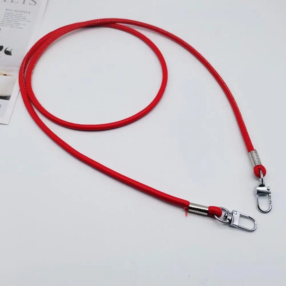 120cm Adjustable PU leather Bag Strap Crossbody Shoulder bag Strap Mobile Phone Lanyard Handbag Handle Replacement Bag Belt