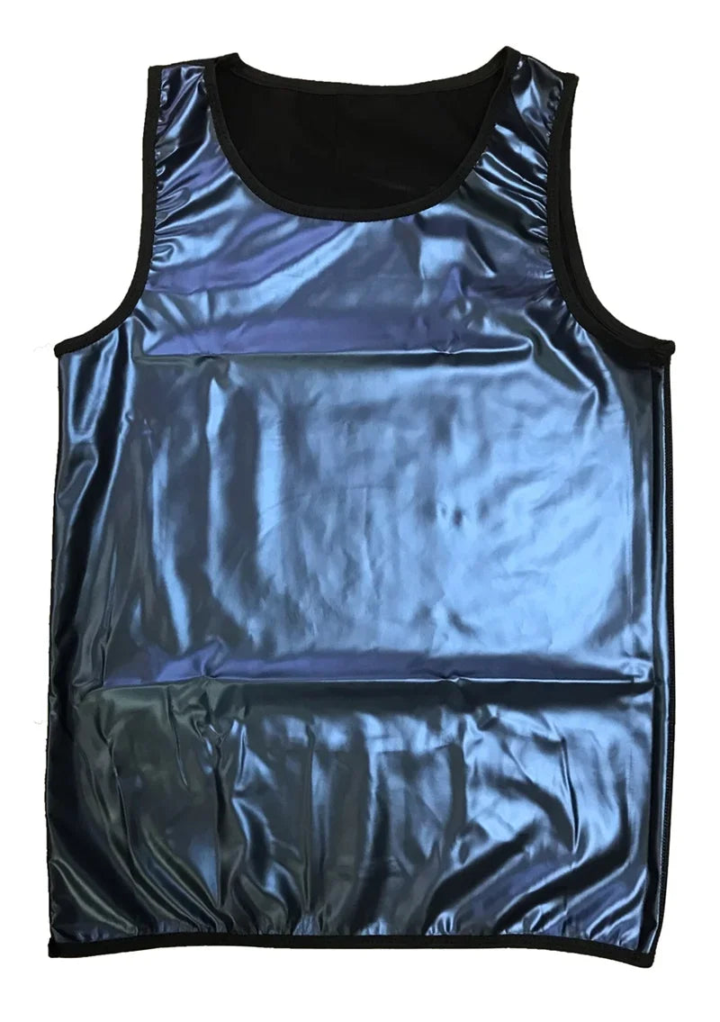 Men Gym Sportswear Sweating Clothing Weight Loss Fat Burning Fitness Sauna Sweat Suits Body Shaper Workout Compression Shapewear