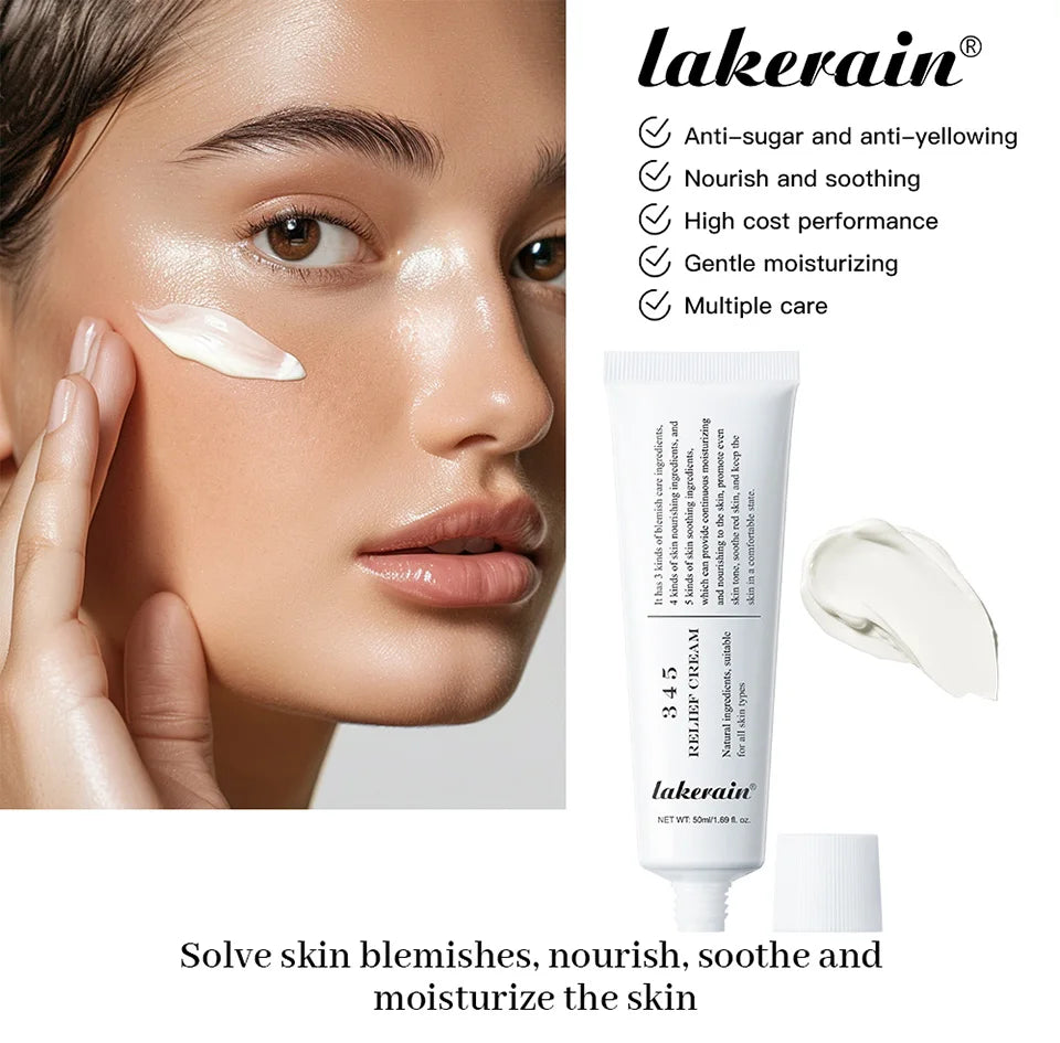 3 4 5 Relief Cream Address Blemishes Nourish The Skin And Provide Soothing Care Face Lifting Beauty Moisturizer Korean Cosmetics