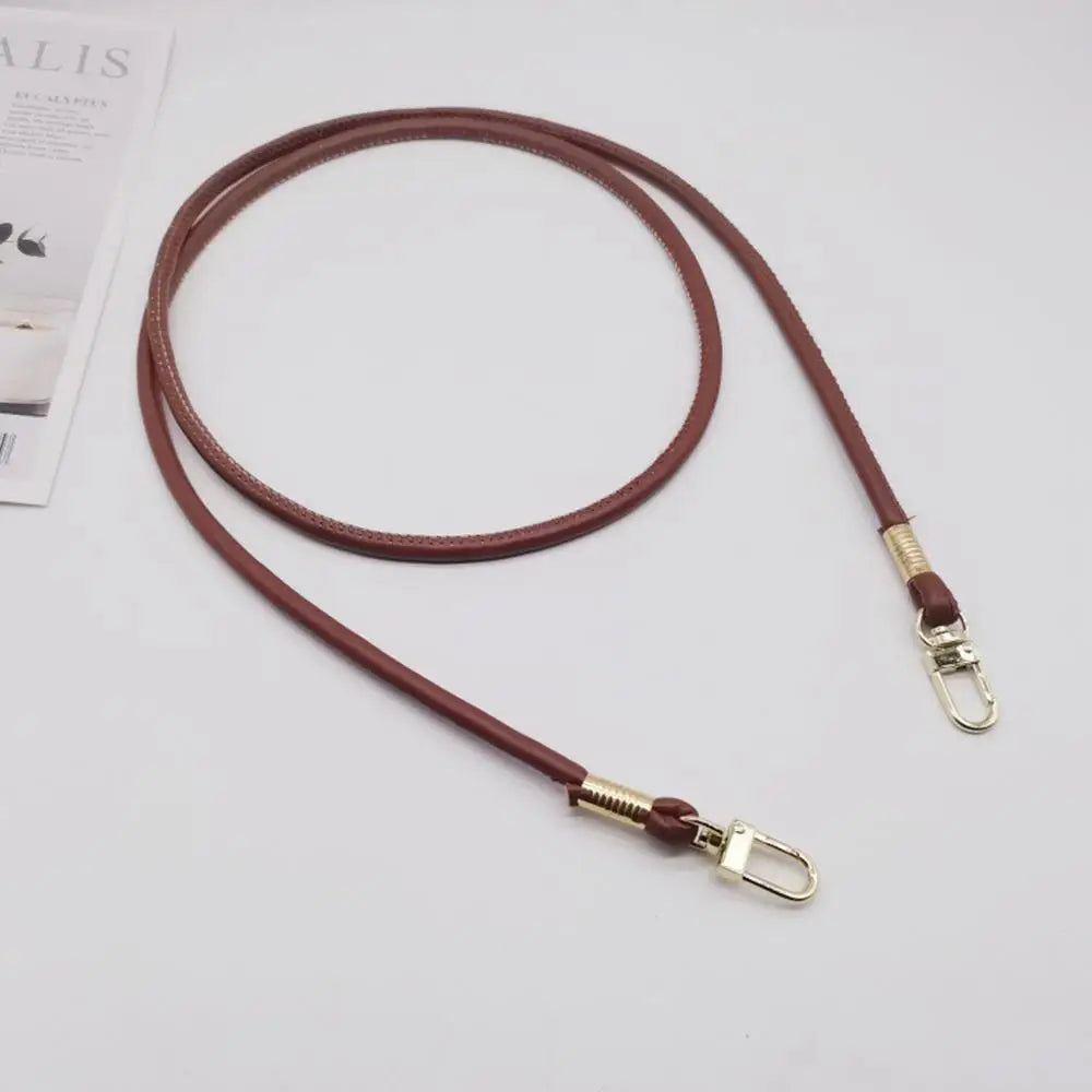 120cm Adjustable PU leather Bag Strap Crossbody Shoulder bag Strap Mobile Phone Lanyard Handbag Handle Replacement Bag Belt