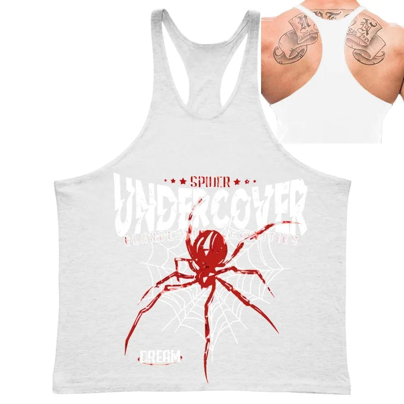 Gym Man Workout Bodybuilding Shirt Men Singlets Stringer Undershirt Vests Tank Top Vest Men's Brand Clothes Clothing Muscle Gyms