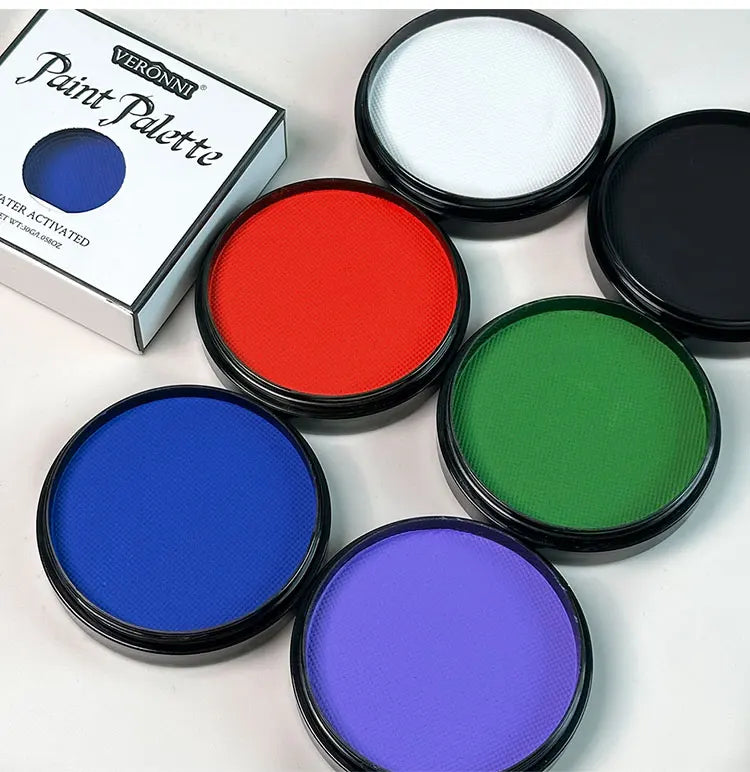 Water-Based Body Paint,Non-Toxic, Vibrant Colors, Easy Wash Off for Face & Skin, Safe for Kids & Adults,Party & Halloween Makeup