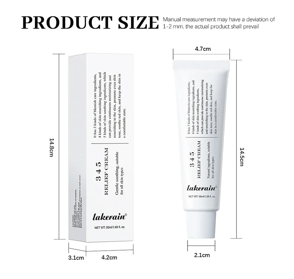 3 4 5 Relief Cream Address Blemishes Nourish The Skin And Provide Soothing Care Face Lifting Beauty Moisturizer Korean Cosmetics