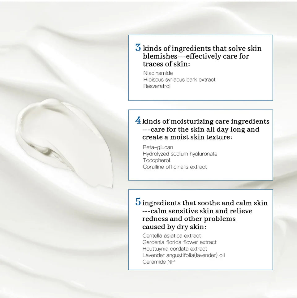 3 4 5 Relief Cream Address Blemishes Nourish The Skin And Provide Soothing Care Face Lifting Beauty Moisturizer Korean Cosmetics