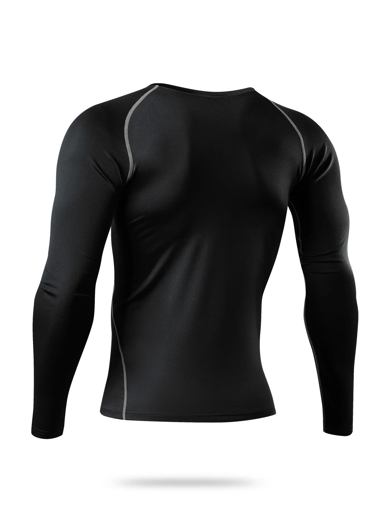 Fitness Clothing Mens Tight Round Neck Long Sleeve Gym Fitness Trainer Sweatshirt Mens Jogging Sweatshirt Sweatshirt Tops