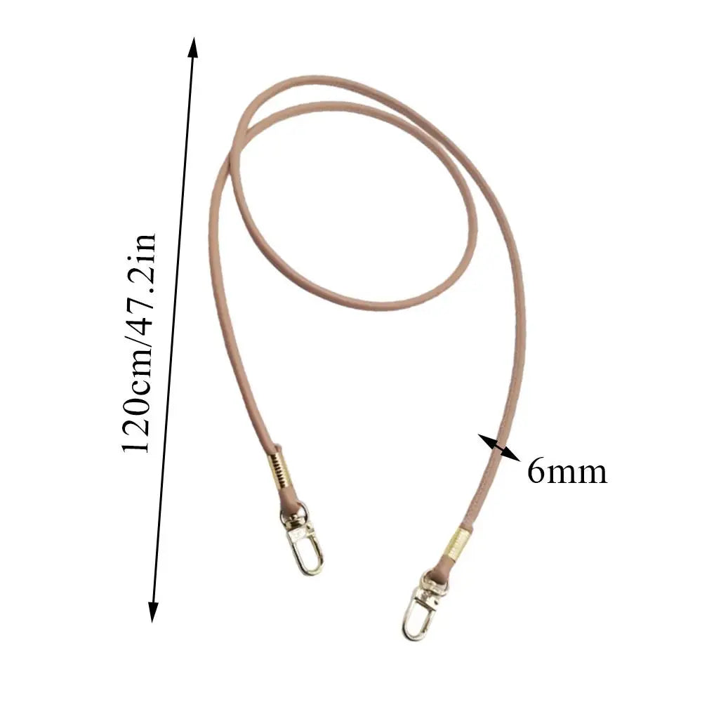 120cm Adjustable PU leather Bag Strap Crossbody Shoulder bag Strap Mobile Phone Lanyard Handbag Handle Replacement Bag Belt