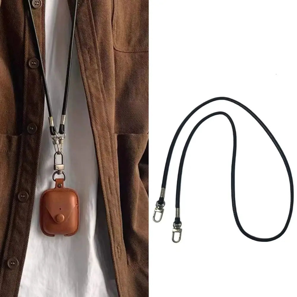 120cm Adjustable PU leather Bag Strap Crossbody Shoulder bag Strap Mobile Phone Lanyard Handbag Handle Replacement Bag Belt