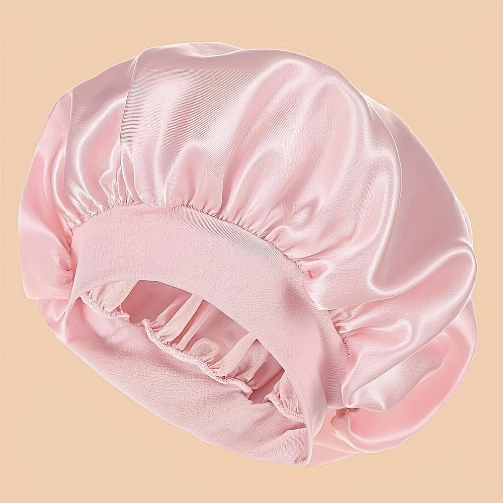 Satin Bonnet Hair Bonnet for Sleeping Silk Bonnets for Women with Elastic Soft Band for Hair Care Night Hair Care Accessories