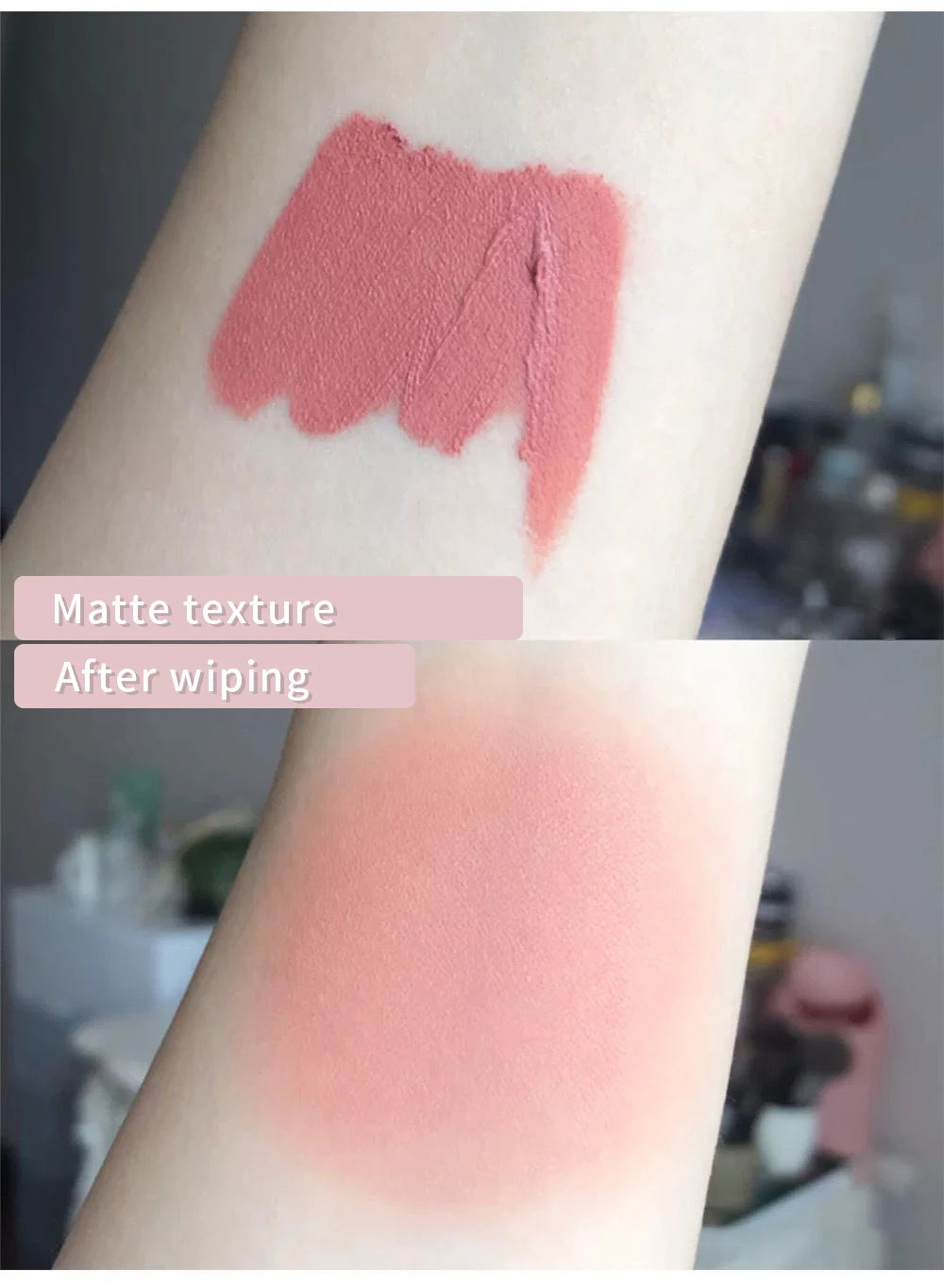 Liquid Blush Long-acting Waterproof Easy Halo Dye Brightens The Face Smooth Peach Red Female Cosmetics