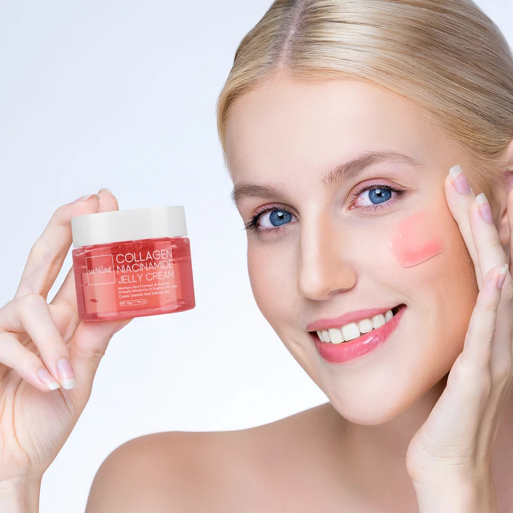 24h Glow & Lifted Collagen Jelly Cream Niacinamide And Hydrolyzed Collagen Strengthen The Skin Barrier And Moisturize The Skin